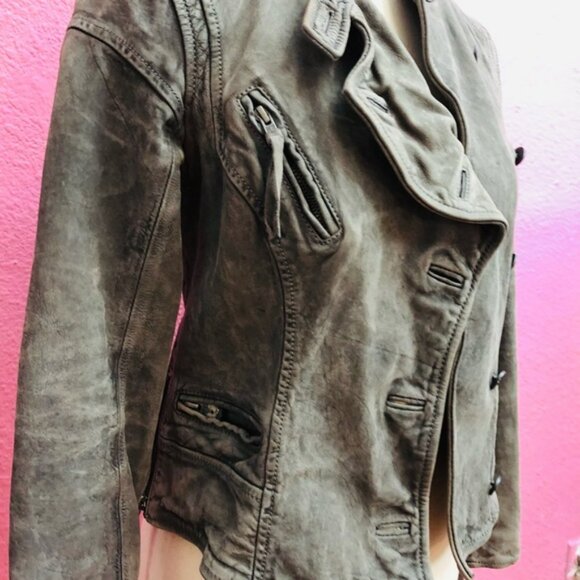 All Saints leather jacket - Picture 8 of 11